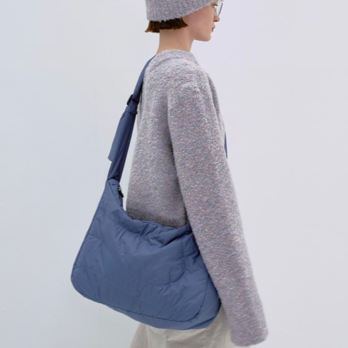 ACOC curved pattern Quilted bag 상품이미지2