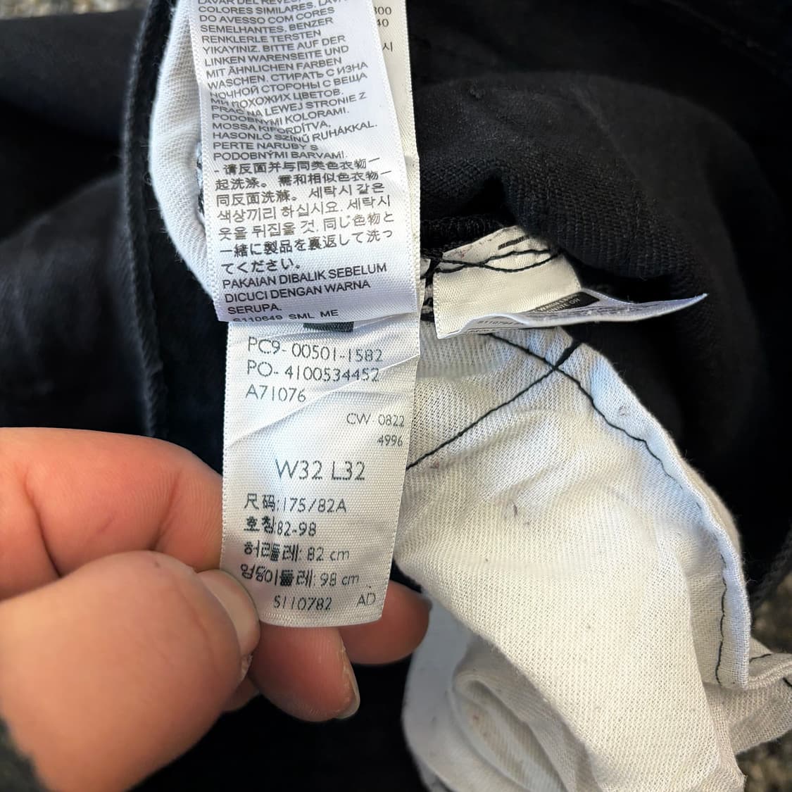 리바이스 501 스트레이트 블랙 진 (32) 상품이미지7