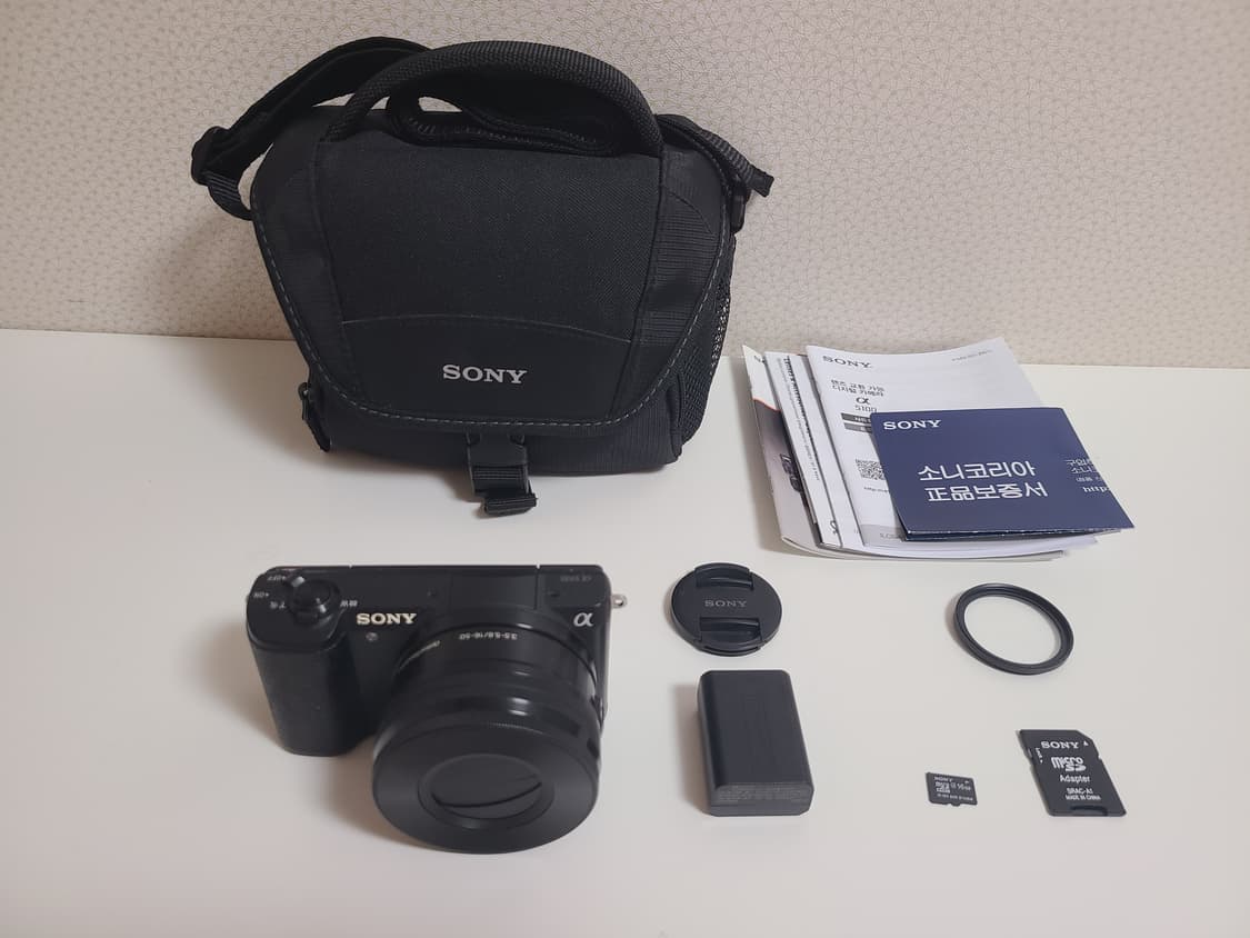 소니 a5100 카메라 + 가방, sd카드, 오토렌즈캡 포함 상품이미지1