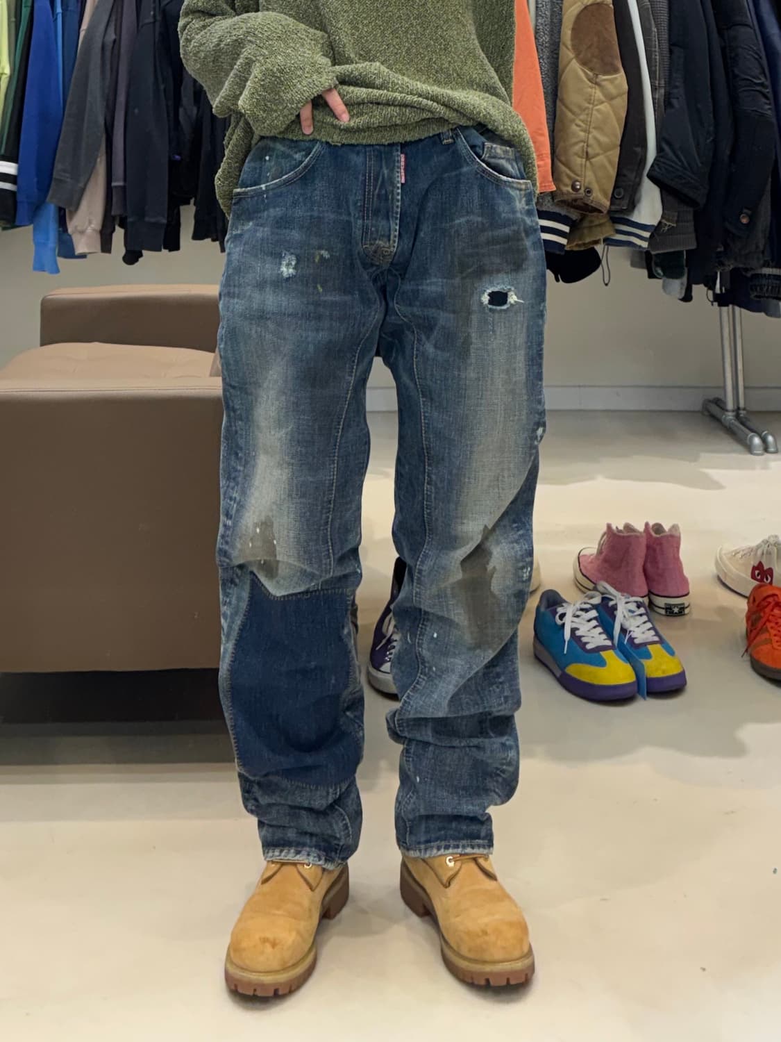 디스퀘어드2 데미지 데님 팬츠 상품이미지5