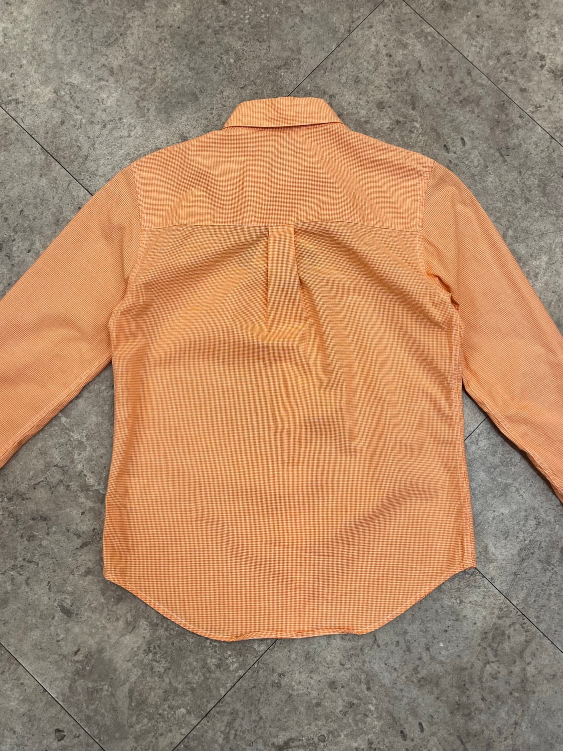 폴로 진스 깅엄 체크 셔츠 오렌지 #csz3143 상품이미지8