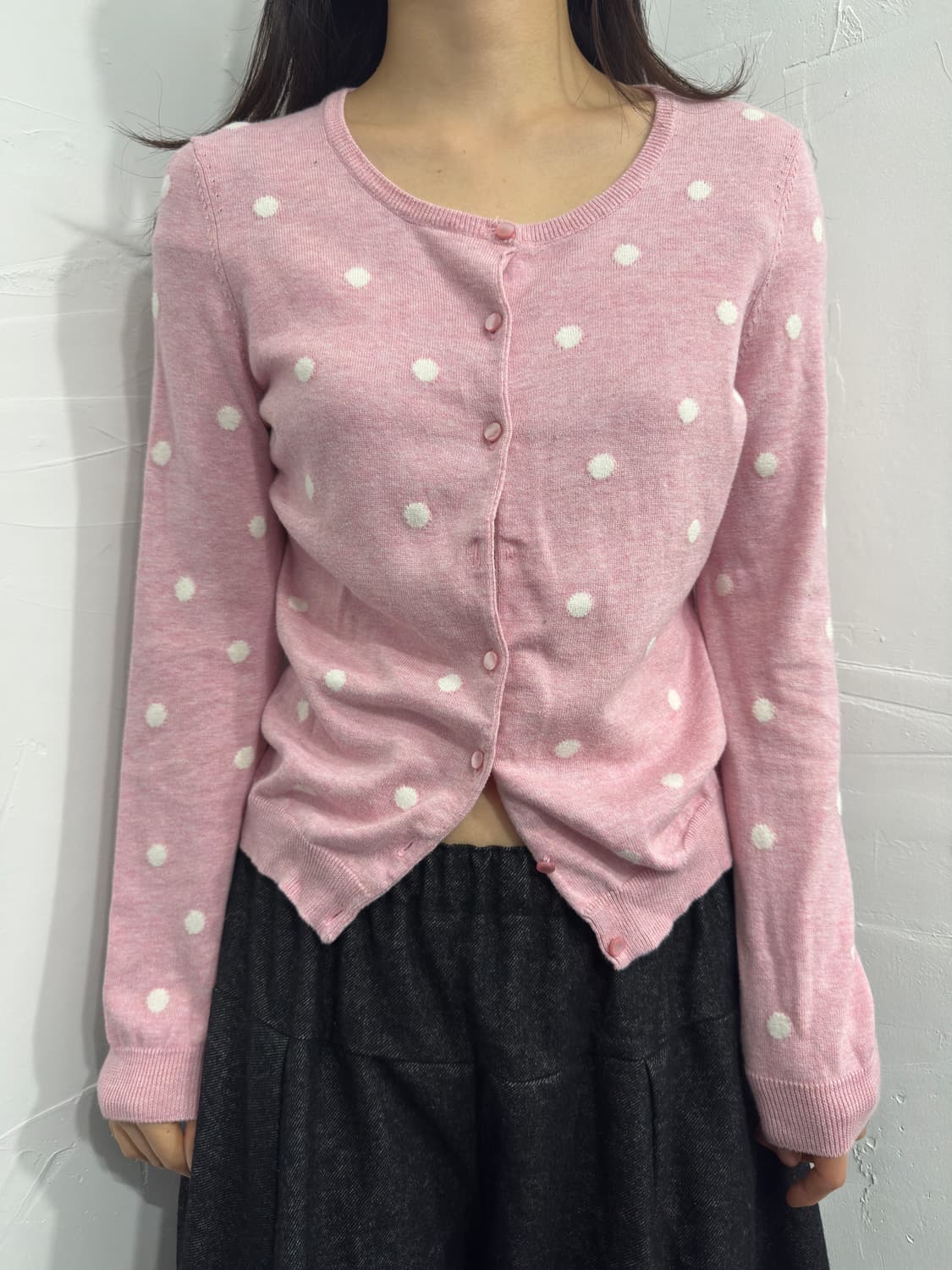 talbots pink dot cardigan 상품이미지1