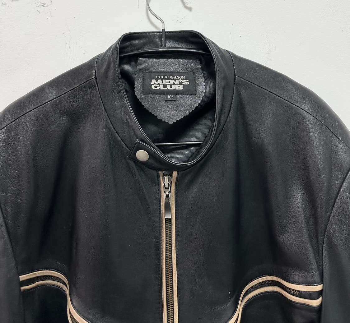 Sheepskin leather piping jacket 상품이미지6