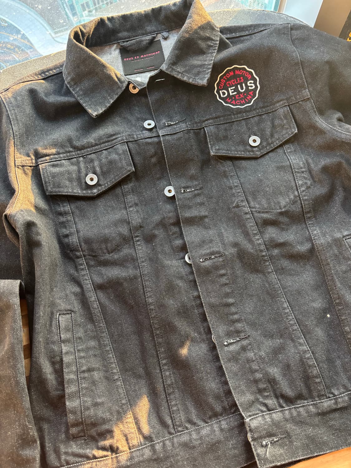 데우스 흑청 데님 자켓  상품이미지2