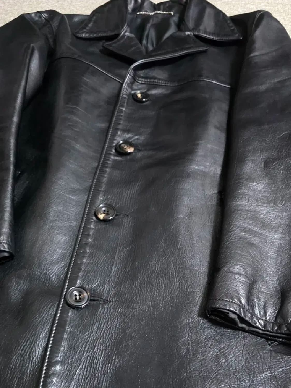 와코마리아 WACKOMARIA 가죽 원코트 사이즈 S
 상품이미지2