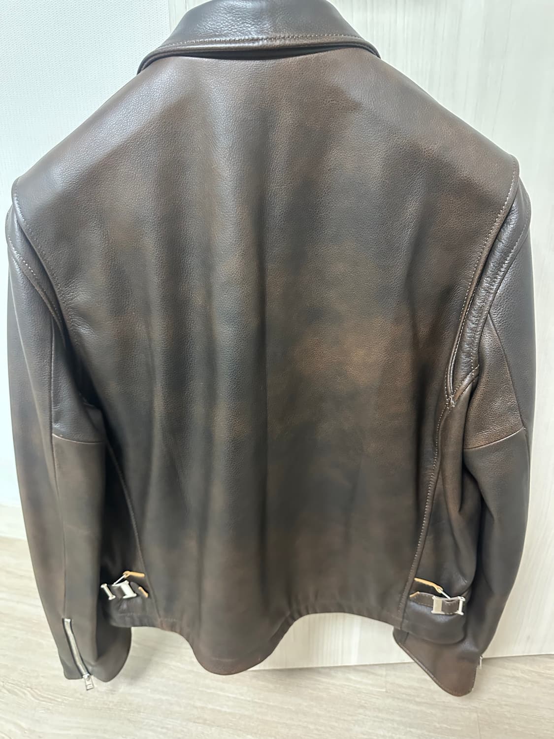 토니웩 레더 자켓 다크브라운  xl 사이즈 상품이미지4