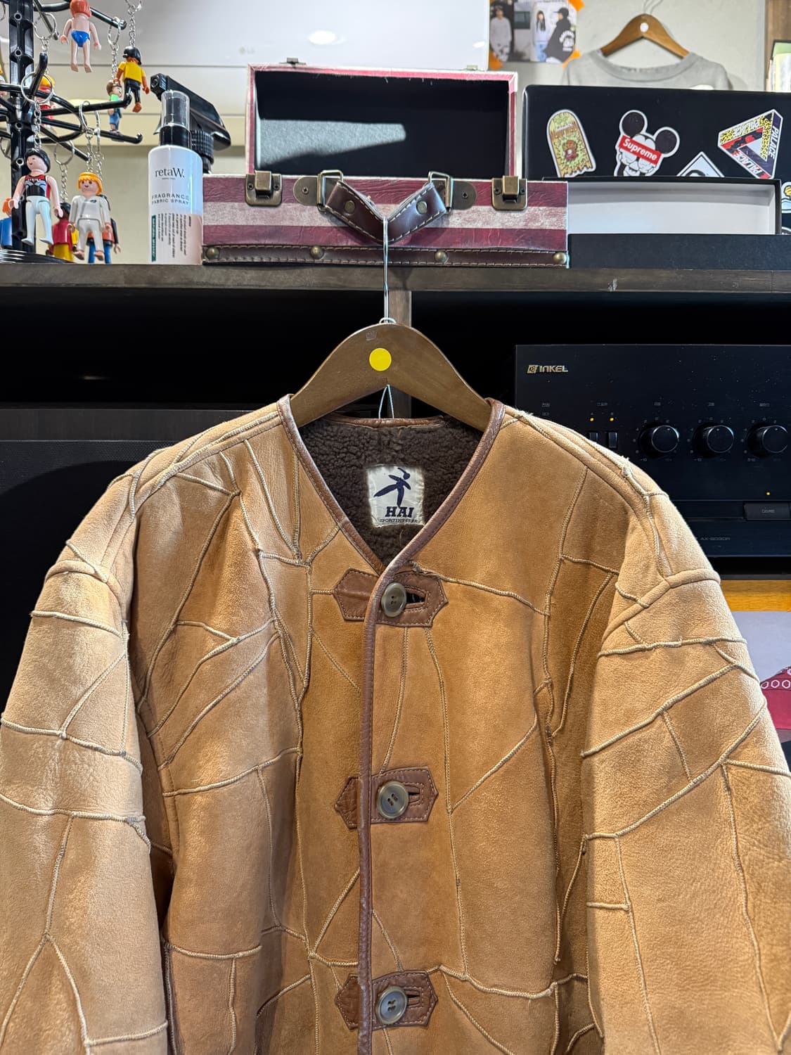 80s 이세이미야케 하이 스포팅기어 시어링 자켓 M(L) 상품이미지5