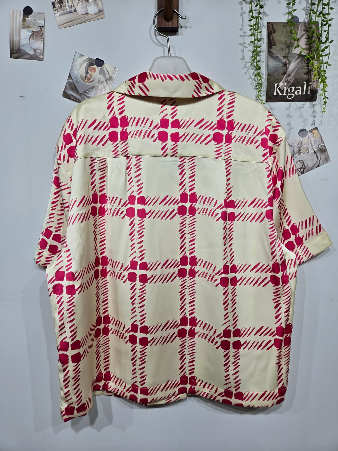 마르니 UNIQLO 콜라보 체크 반팔 셔츠 상품이미지2