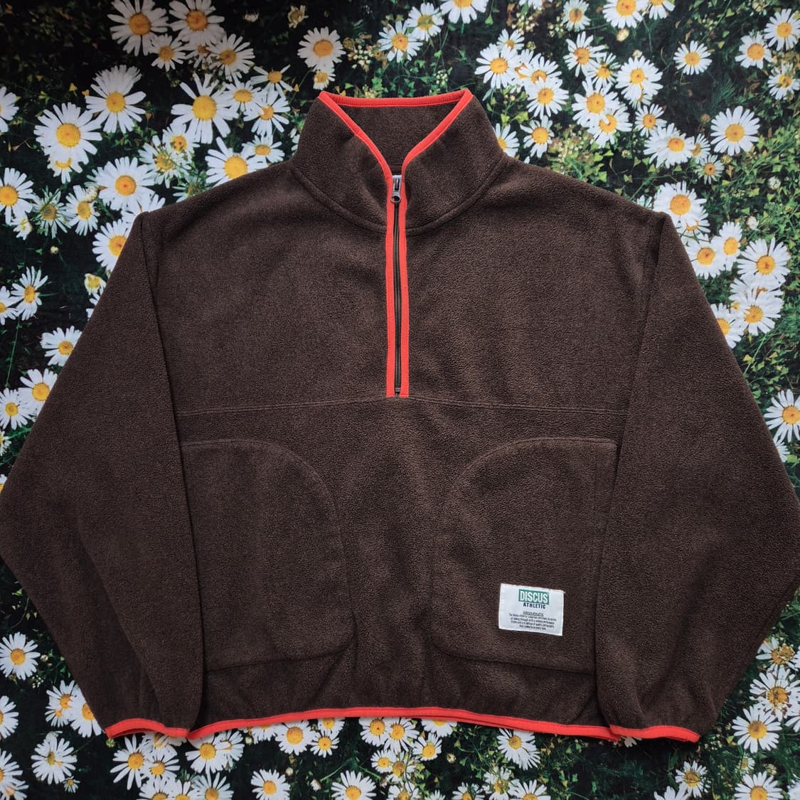 DISCUS ATHLETIC 플리스 후리스 하프집업 여성M 상품이미지1