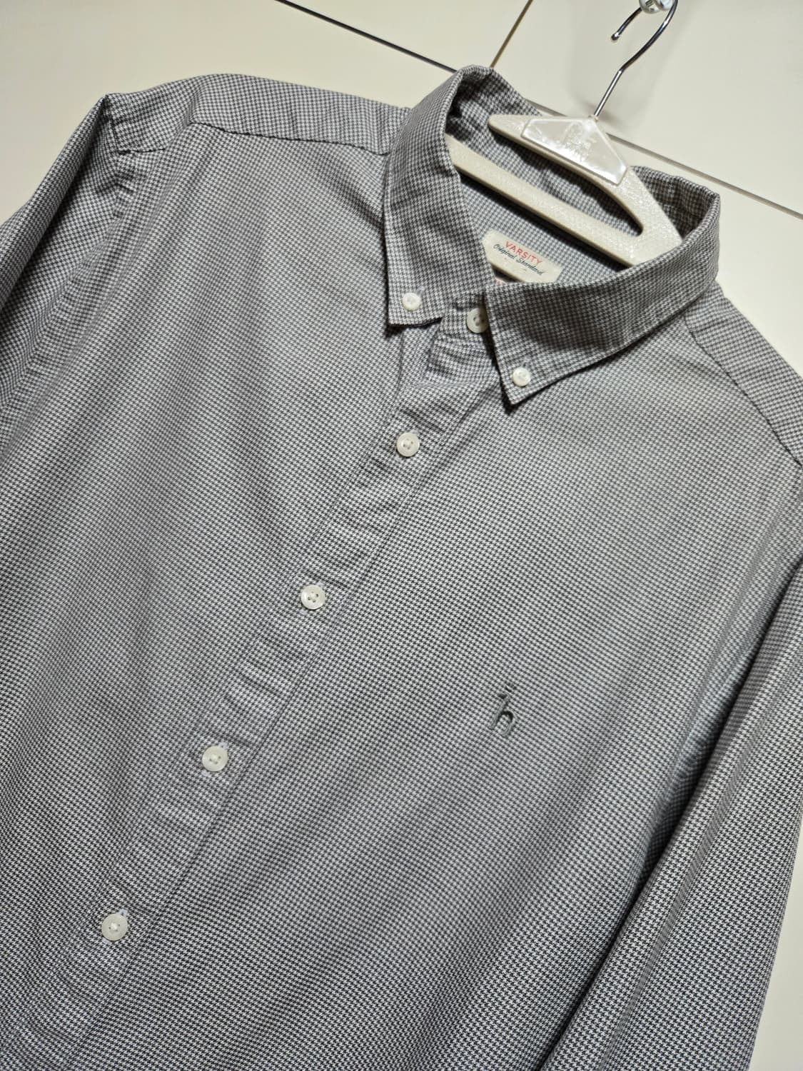 헤지스 남성 하운드체크 셔츠 상품이미지1