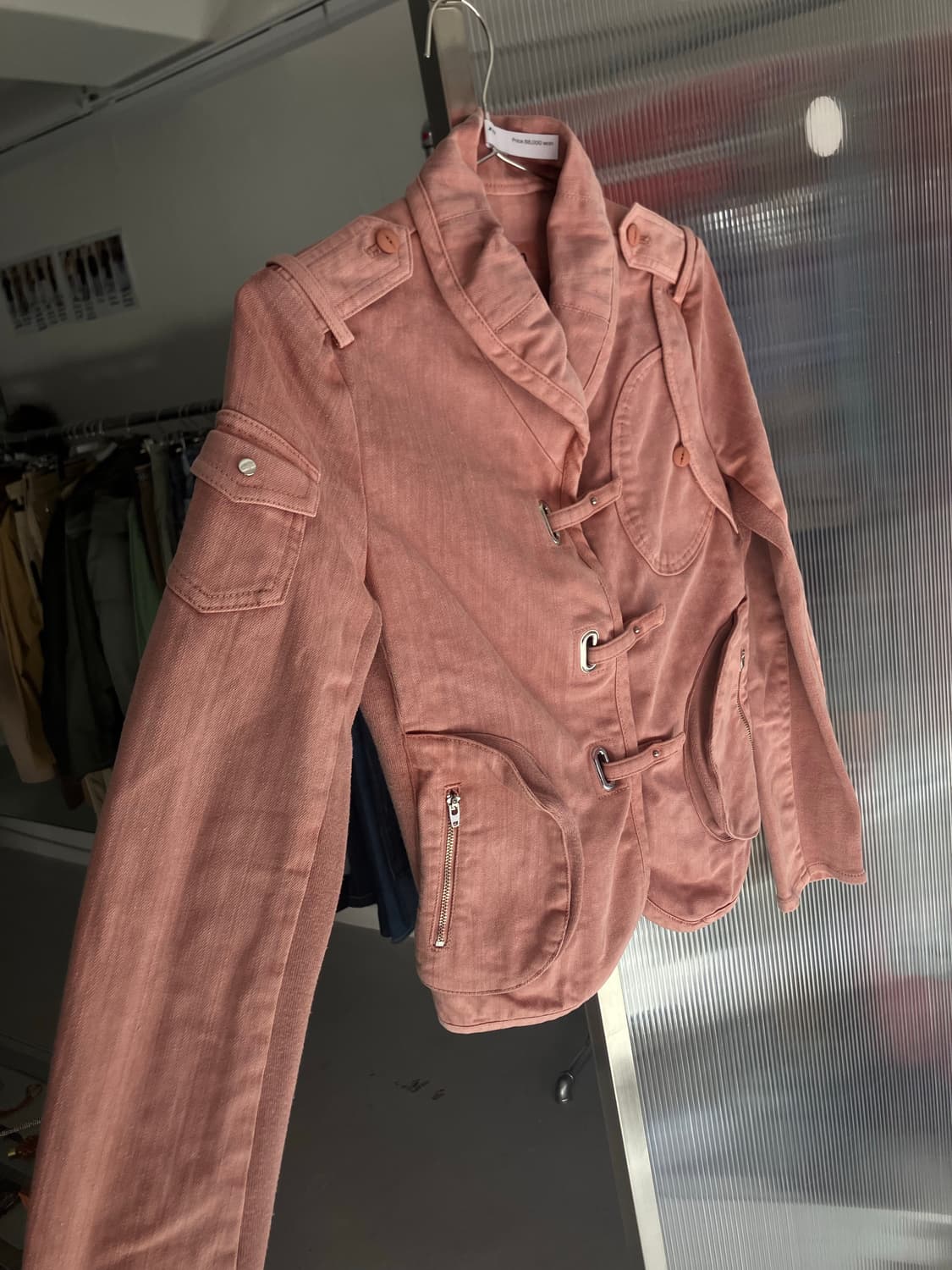 데님 원단배색 디테일자켓  상품이미지2