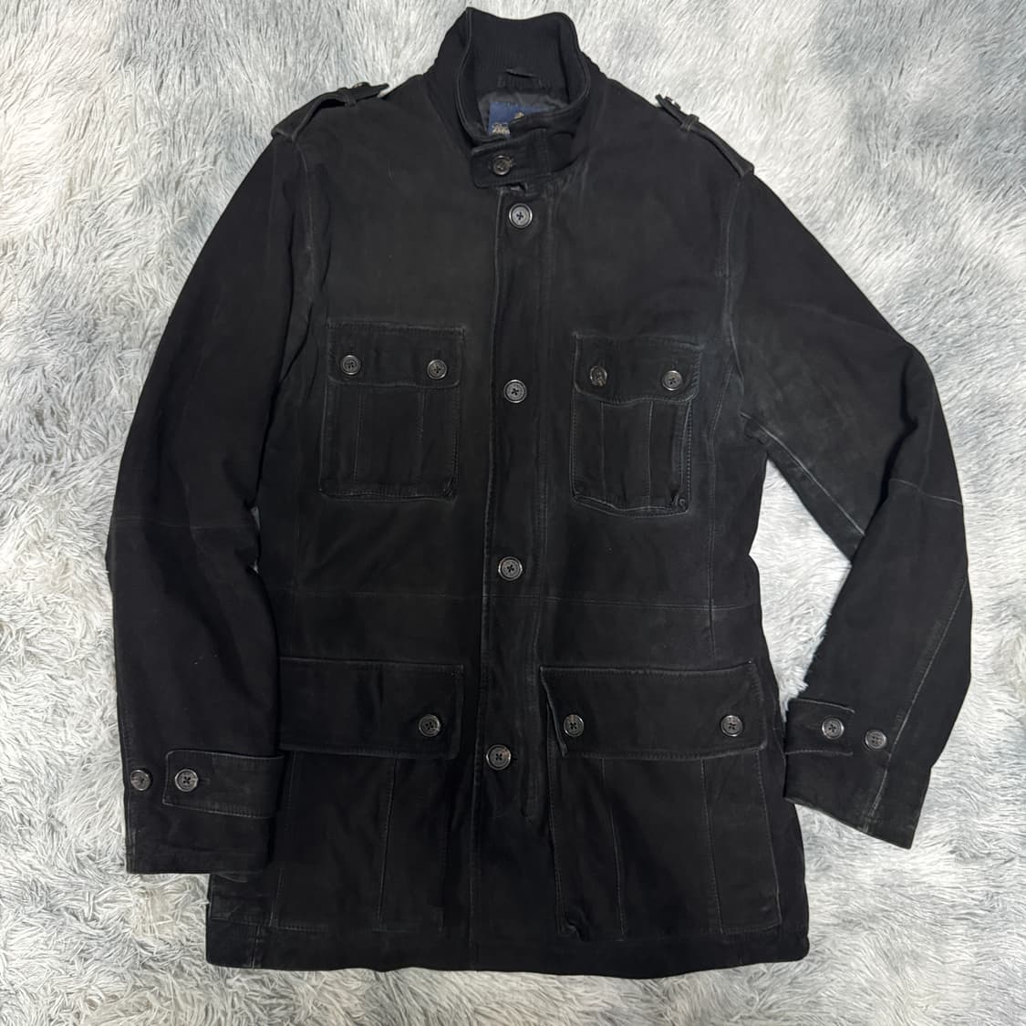 브룩스브라더스 스웨이드 울 헌팅자켓 S사이즈 상품이미지1