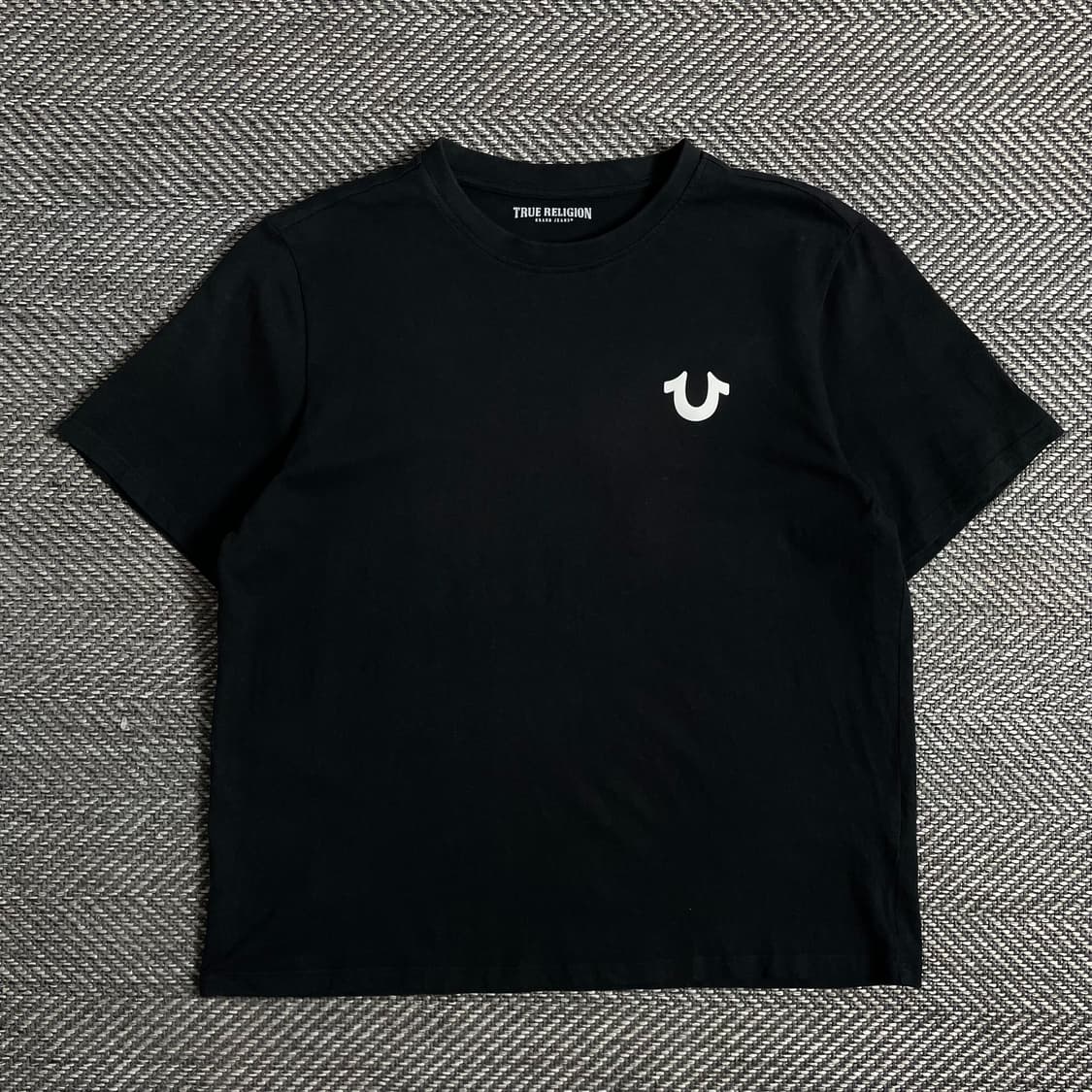 트루릴리젼 빅로고 블랙 y2k 반팔 티셔츠y 2900 상품이미지3