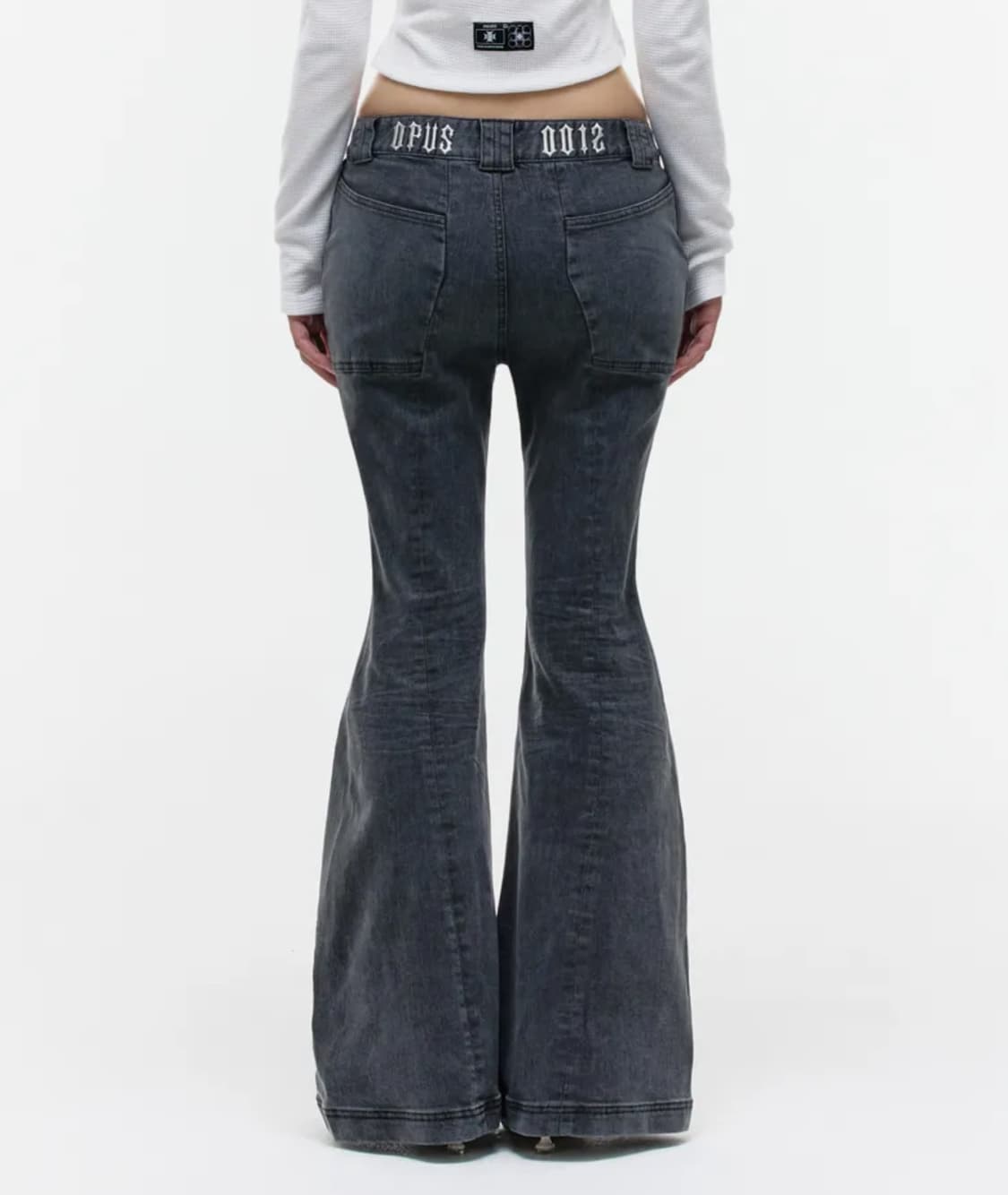 새상품 오퍼스 0012 슬림 플레어 데님 팬츠 S사이즈 상품이미지2