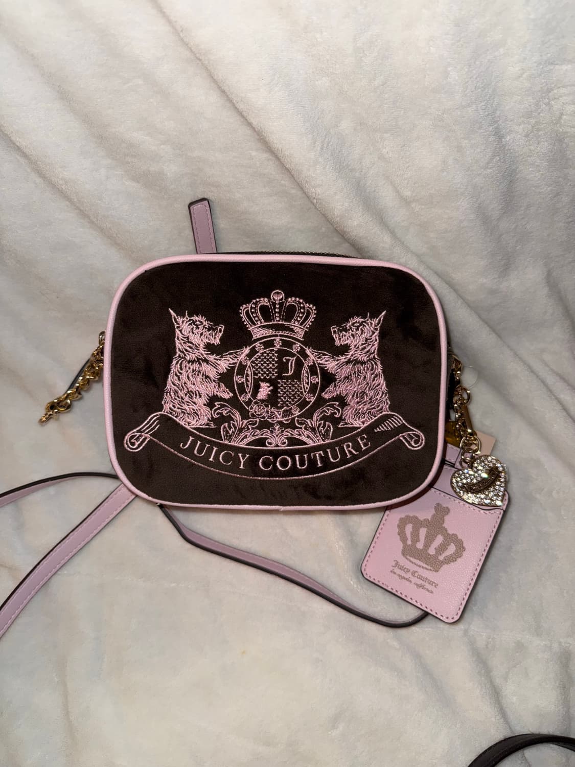 쥬시꾸뛰르 클래식 스코티독 크로스백 가방 베메클 베이비베어 갸루 상품이미지1