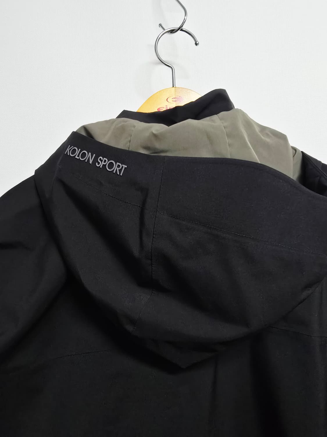 코오롱스포츠 남성 블랙 고어텍스 바람막이 자켓 상품이미지5