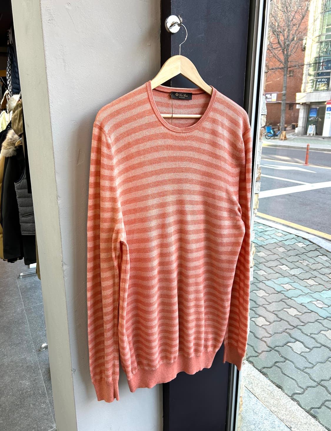 .56/ 로로피아나 캐시미어 실크 블렌딩 스트라이프 니트 상품이미지2