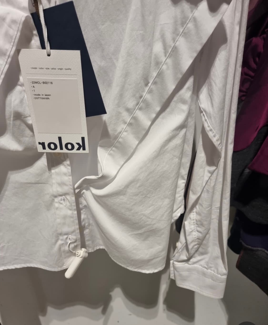 kolor 컬러 블라우스 2사이즈  새상품 상품이미지3