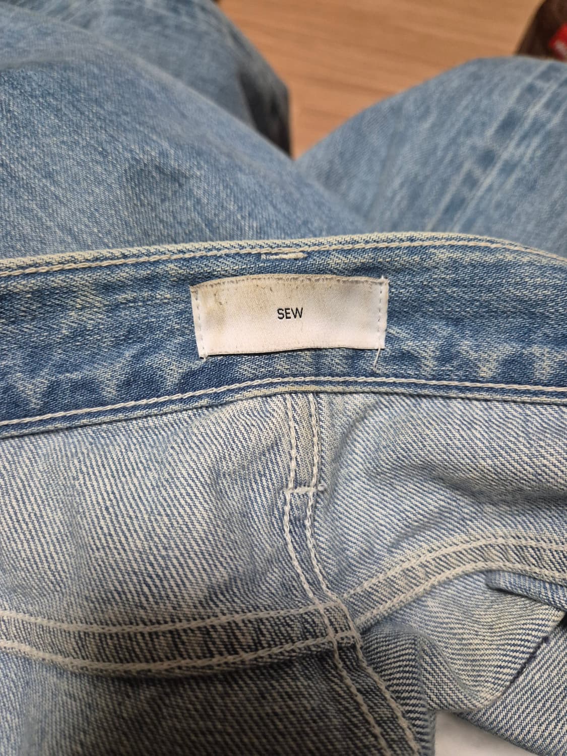 [SEW] 스테디에브리웨어 셀비지 데님 팬츠 (미디엄 블루) 2사이즈 상품이미지5