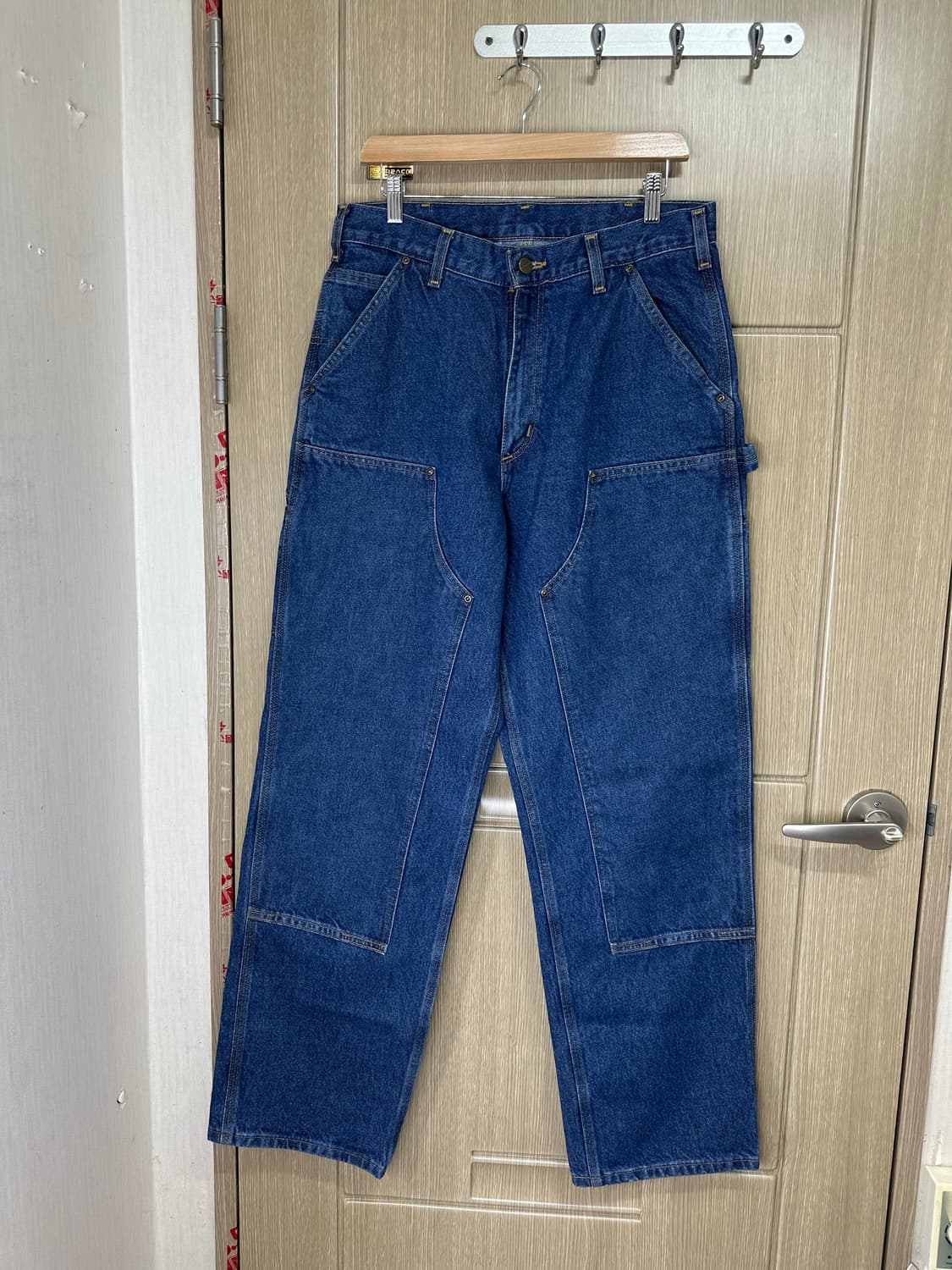 칼하트 B73-DST 더블니 데님 팬츠 32x32 상품이미지1