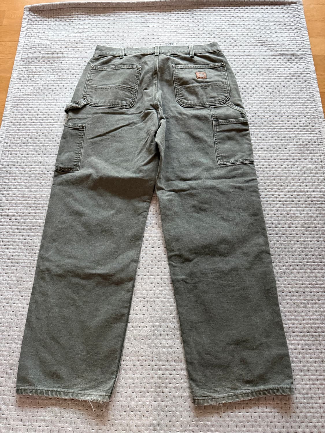 [34] 칼하트 더블니 워크팬츠 b136 모스 상품이미지3