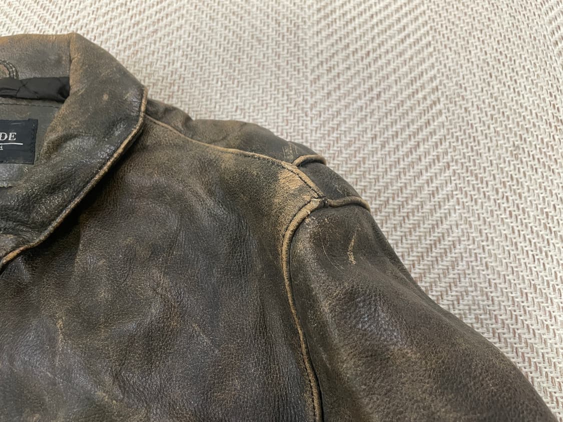 타임 앤 타이드 카우하이드 레더 자켓 J03586 상품이미지6