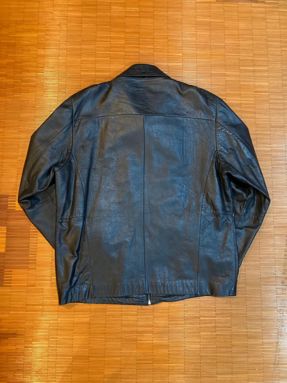 램스킨 레더 블루종 상품이미지5