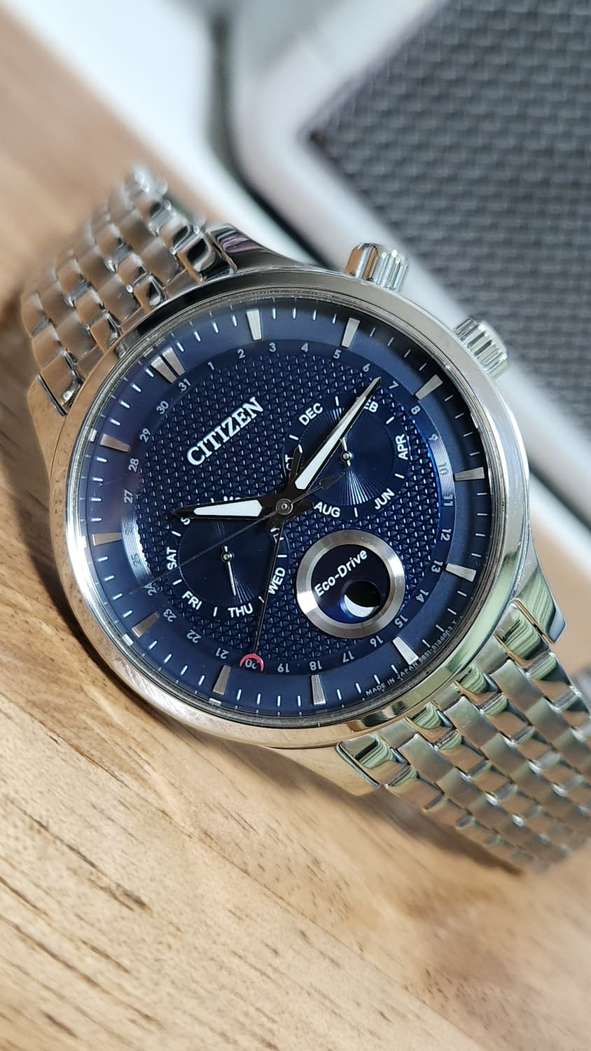 # 시티즌 메탈시계 에코드라이브 문페이즈 남성명품 시계 급처 상품이미지10