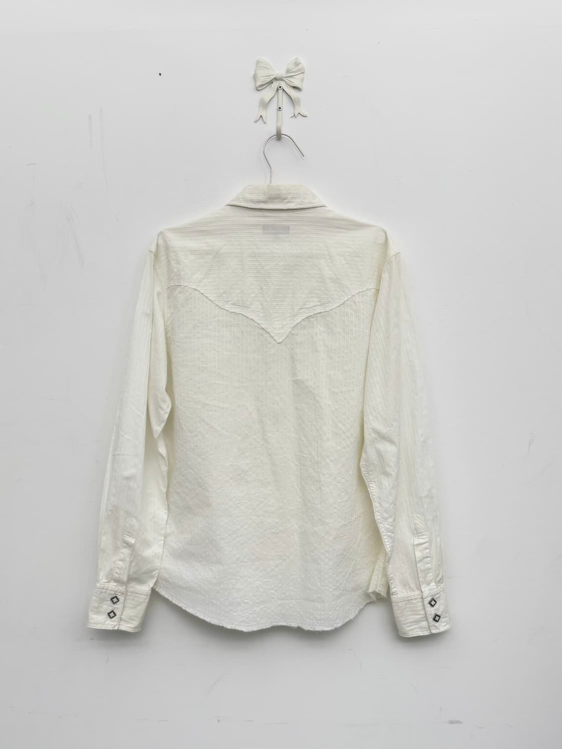 화이트 컷오프 디테일 웨스턴 셔츠 상품이미지7