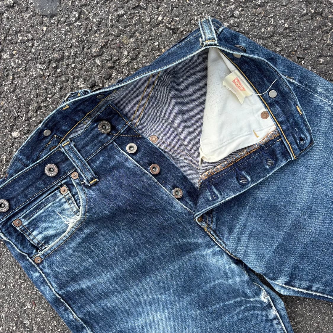 90년대 일본 lvc s702 셀비지 상품이미지6