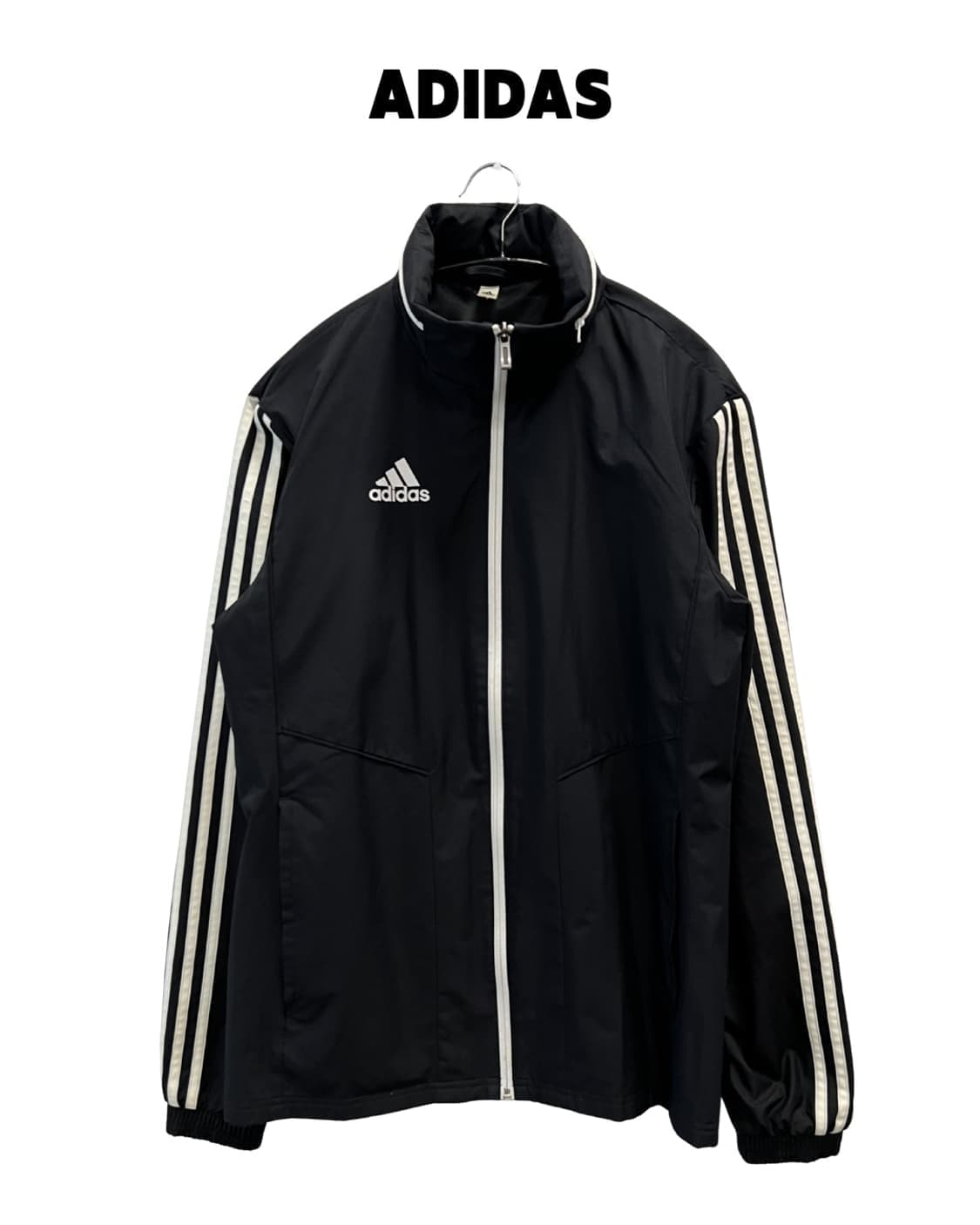 (M) 아디다스 티로19 우븐 바람막이 자켓 블랙 상품이미지1