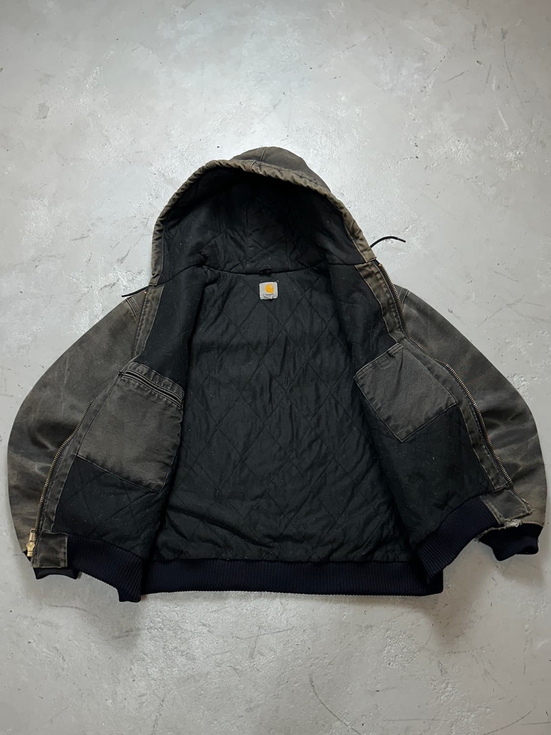 OG 칼하트 J130 BLK 액티브 자켓 칼하트 후드 자켓 상품이미지7