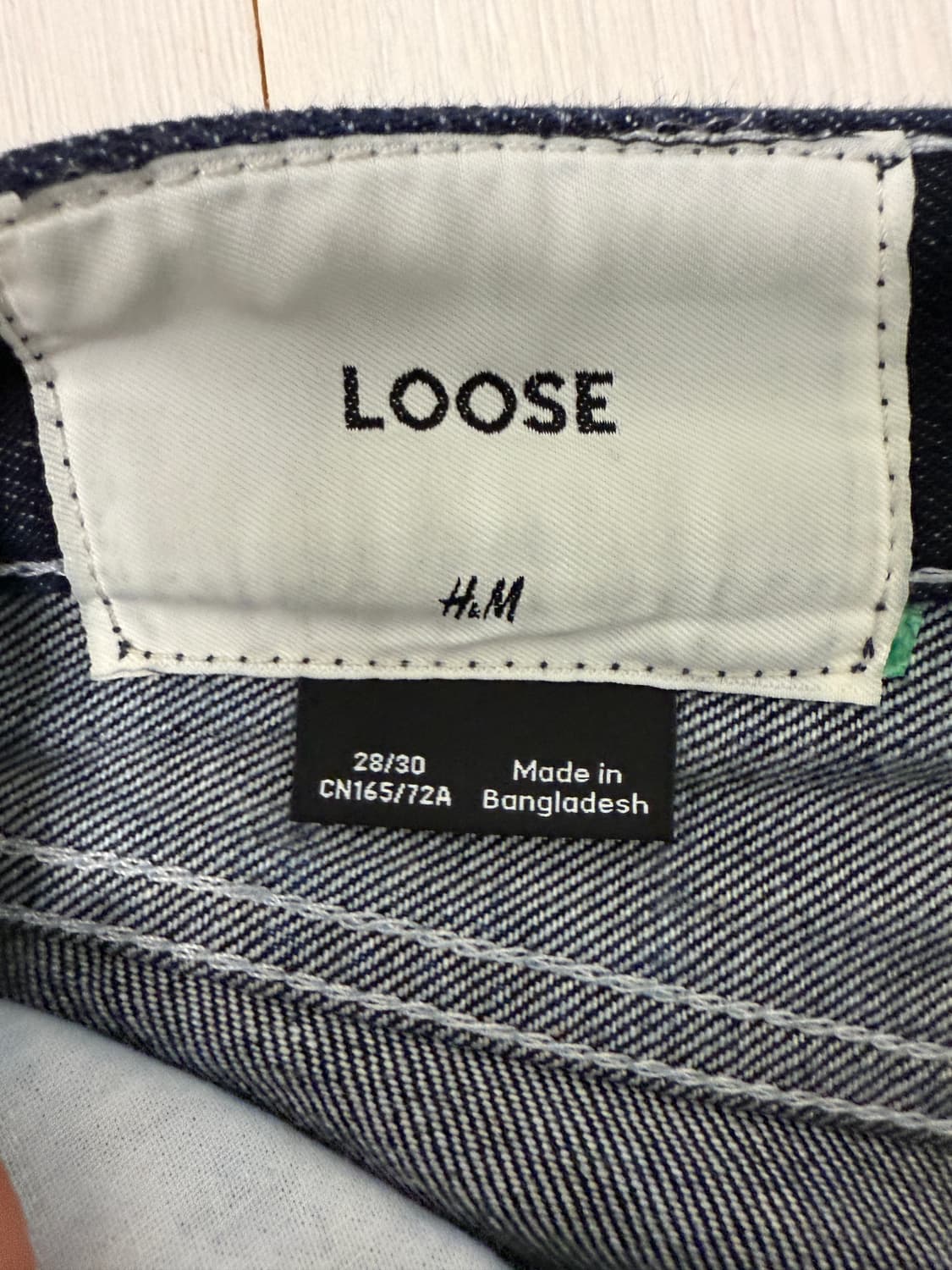 H&M 루즈핏 청바지 데님(진) 상품이미지4