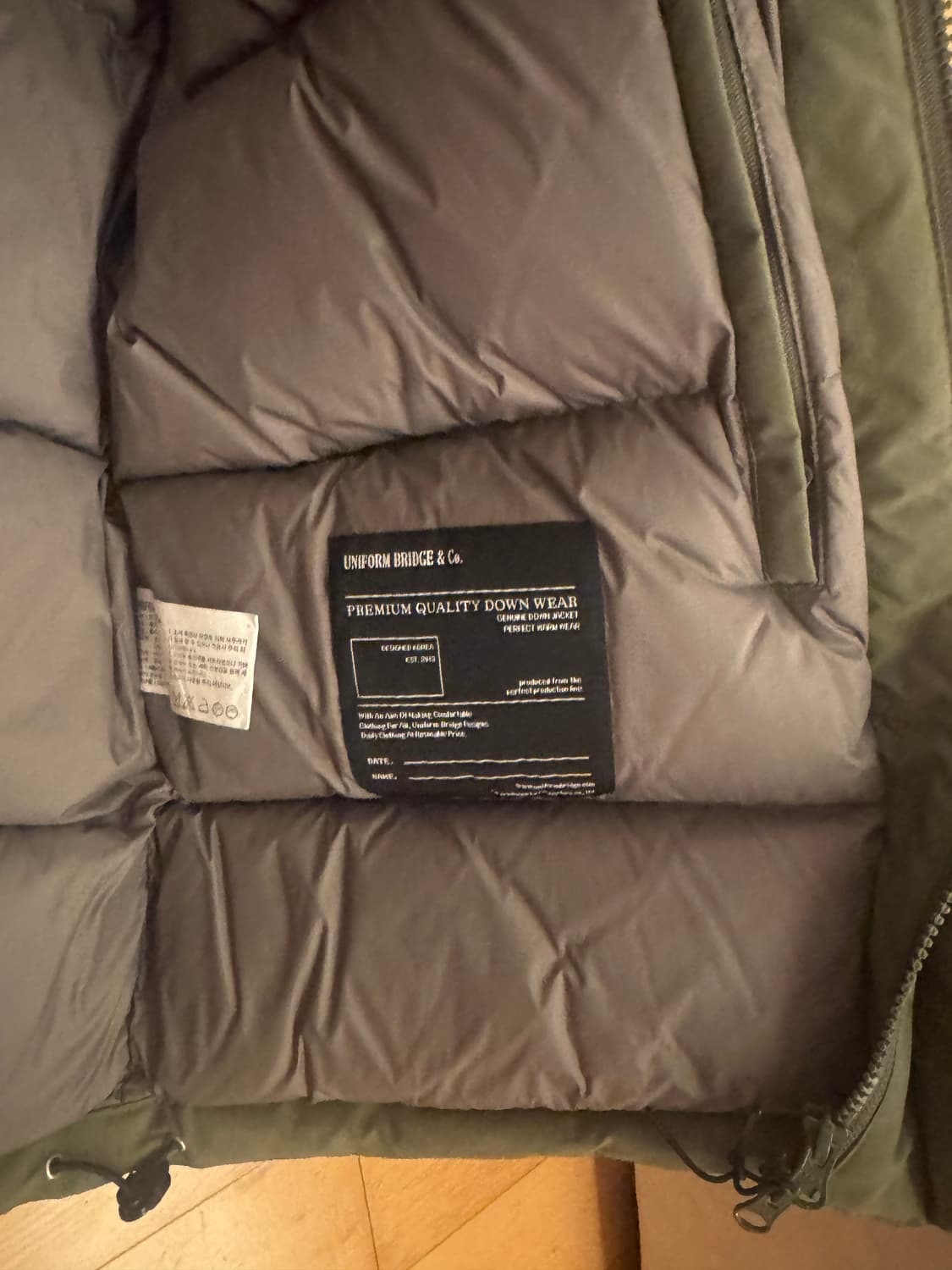 유니폼브릿지 마운틴 숏파카  상품이미지5