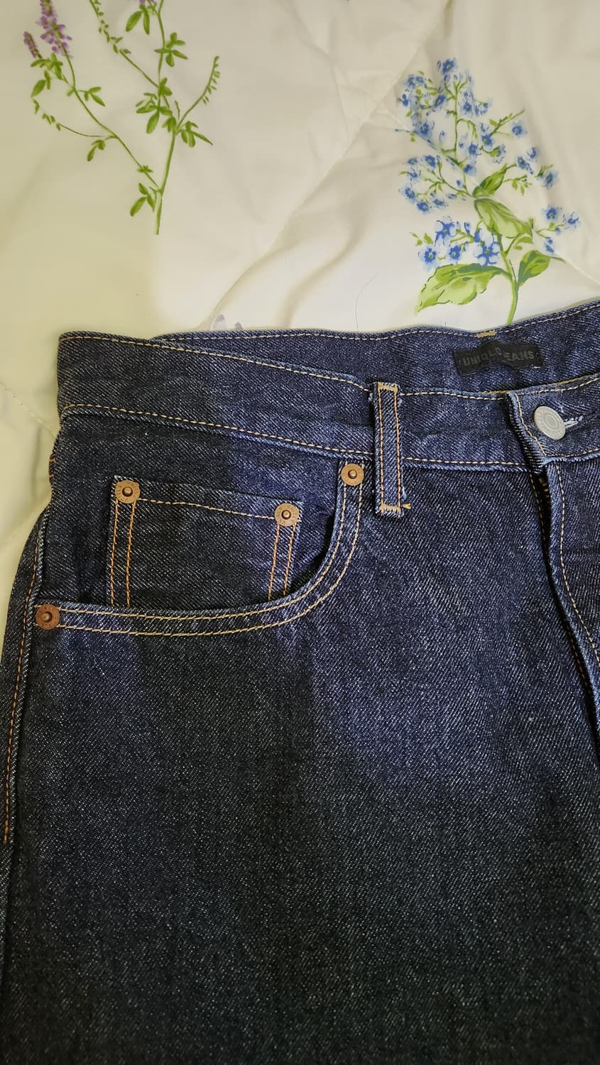 유니클로 셀비지 레귤러핏 청바지 진 상품이미지3