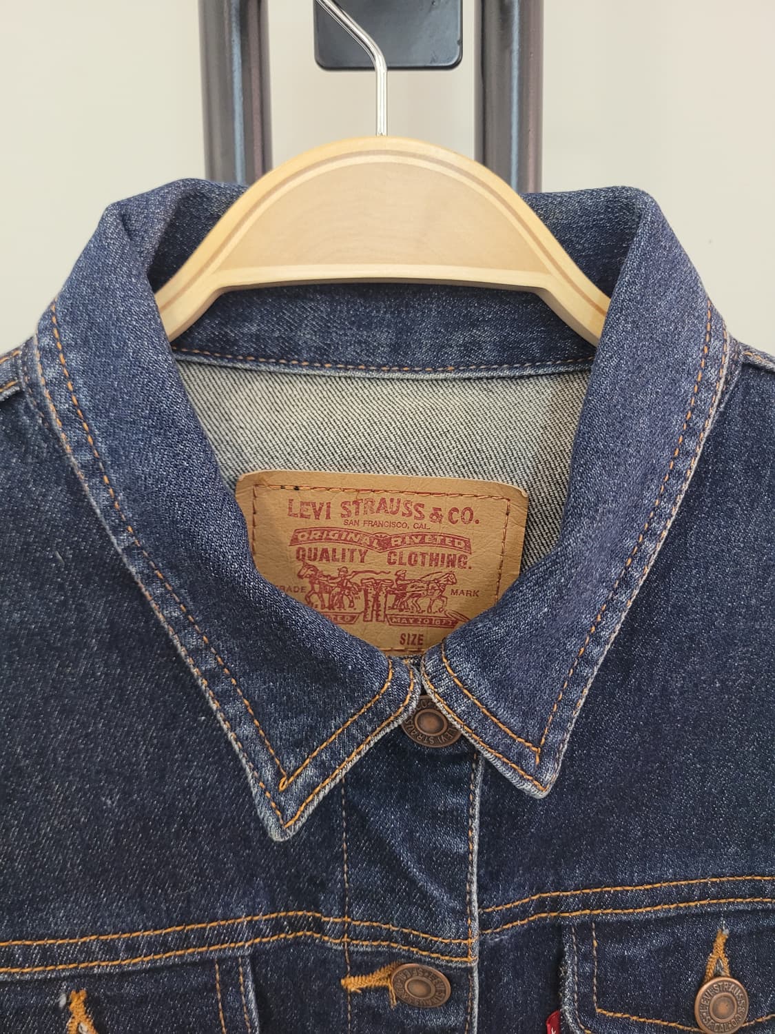 리바이스 데님 청자켓 여성용 90사이즈 상품이미지2