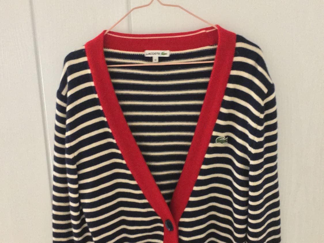 라코스테 스트라이프 가디건 상품이미지2