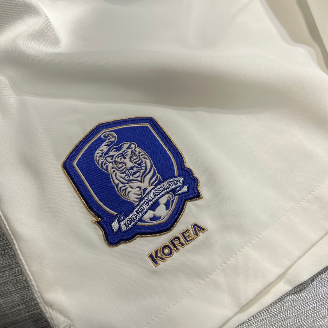 나이키 화이트 블루 대한민국 축구 국대 이너쇼츠 밴딩 반바지 하프팬츠 상품이미지5