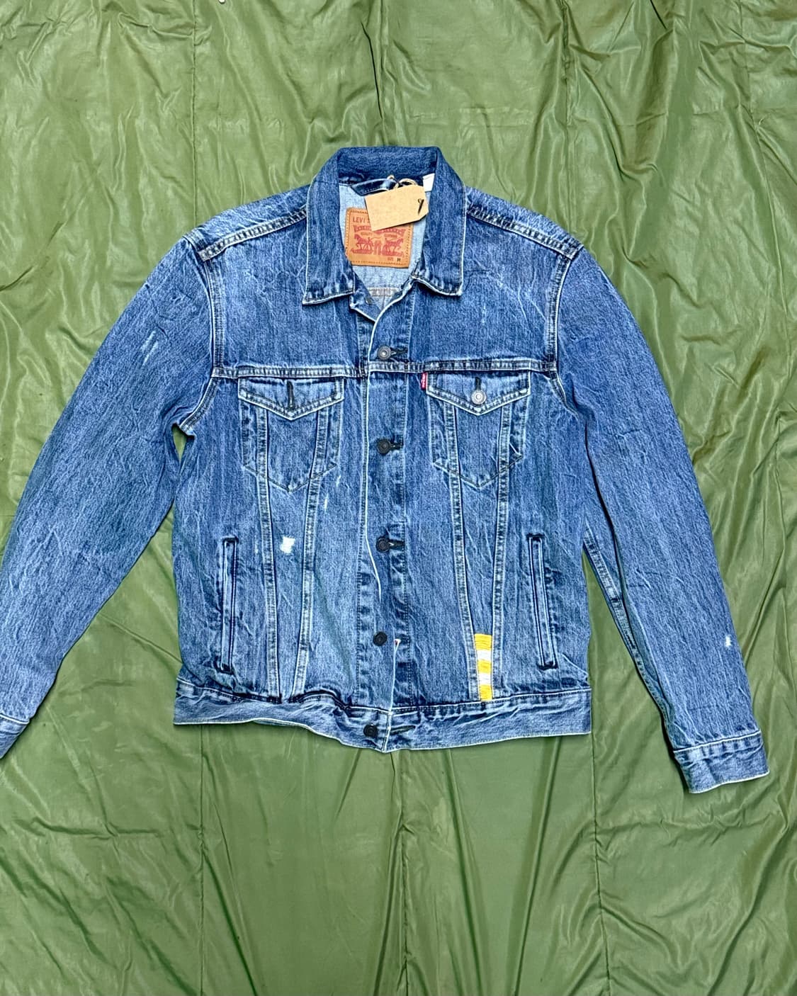 리바이스  72334 타입 3세대 핸드스티치 데님 트러커 자켓 M 상품이미지1