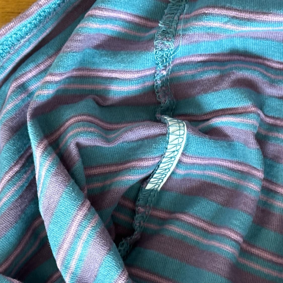 디스이즈네버뎃 Striped W Tee Light Blue 상품이미지4