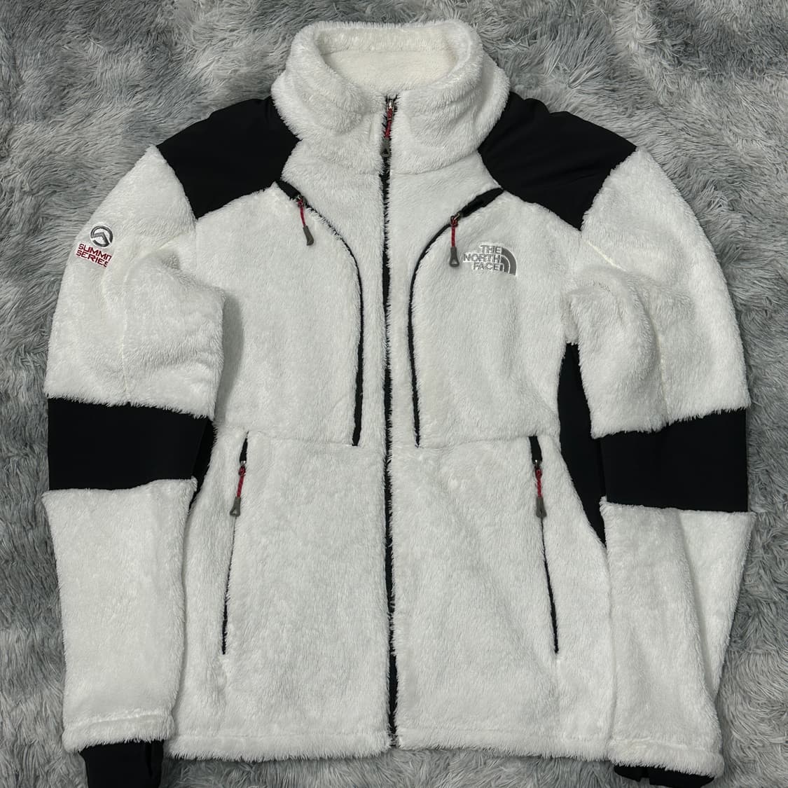 노스페이스 써밋 푸모리 화이트 플리스자켓 XL 상품이미지1