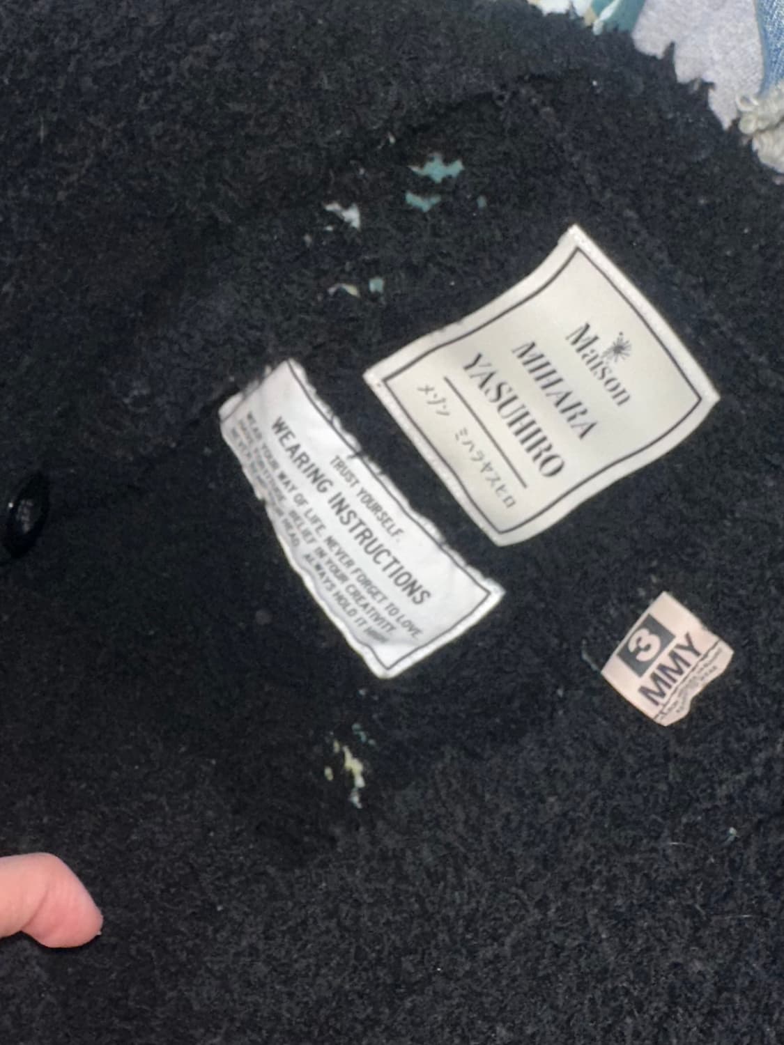 (46) 미하라 야스히로 디스트레스드 가디건 상품이미지5