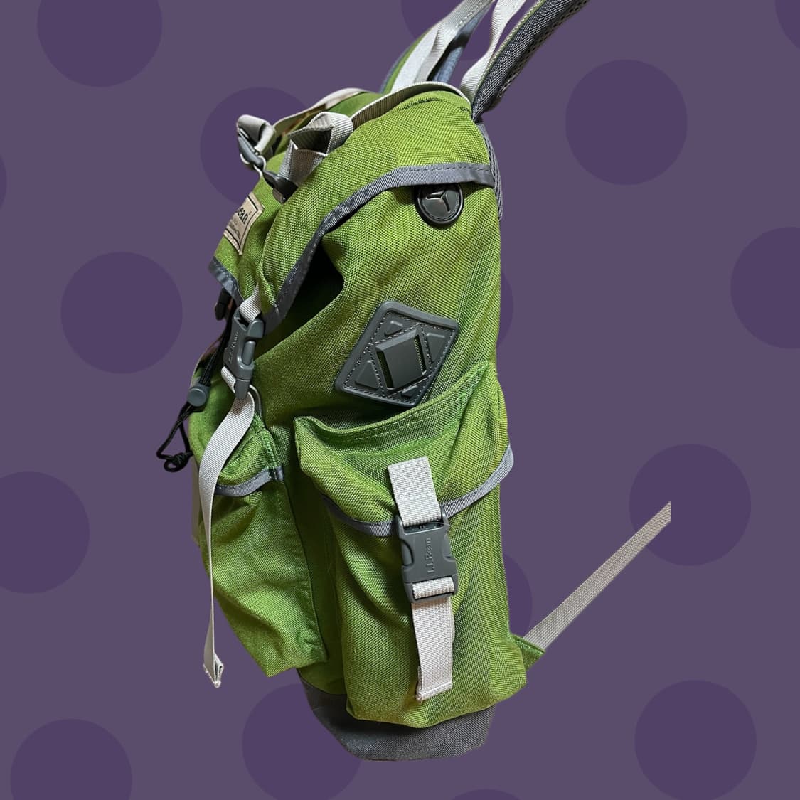 L.L.Bean 엘엘빈 빈티지 그린 백팩 상품이미지5