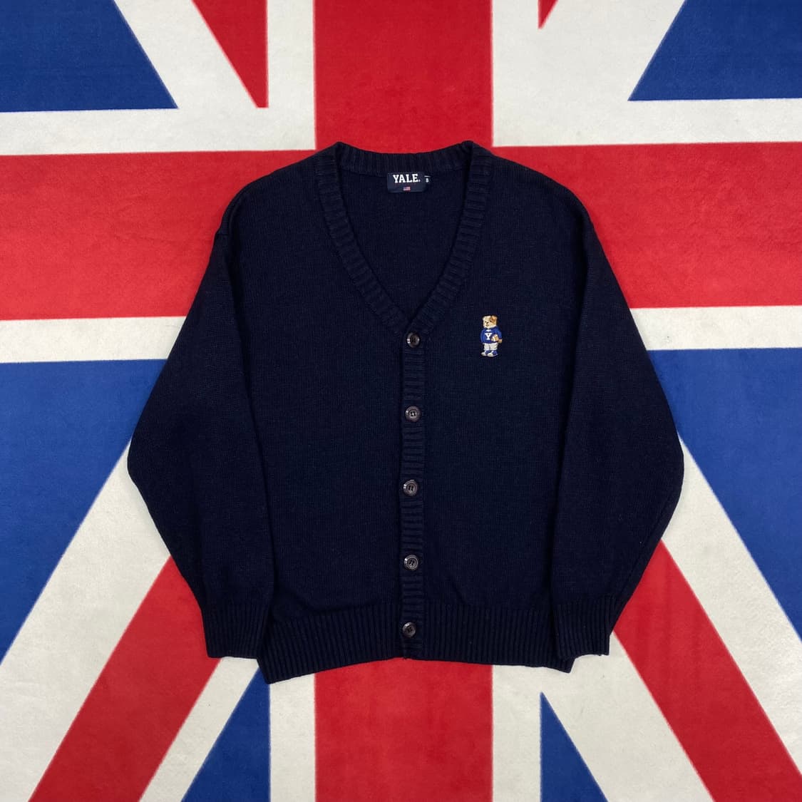 예일 가디건 S 실측M-L 상품이미지1