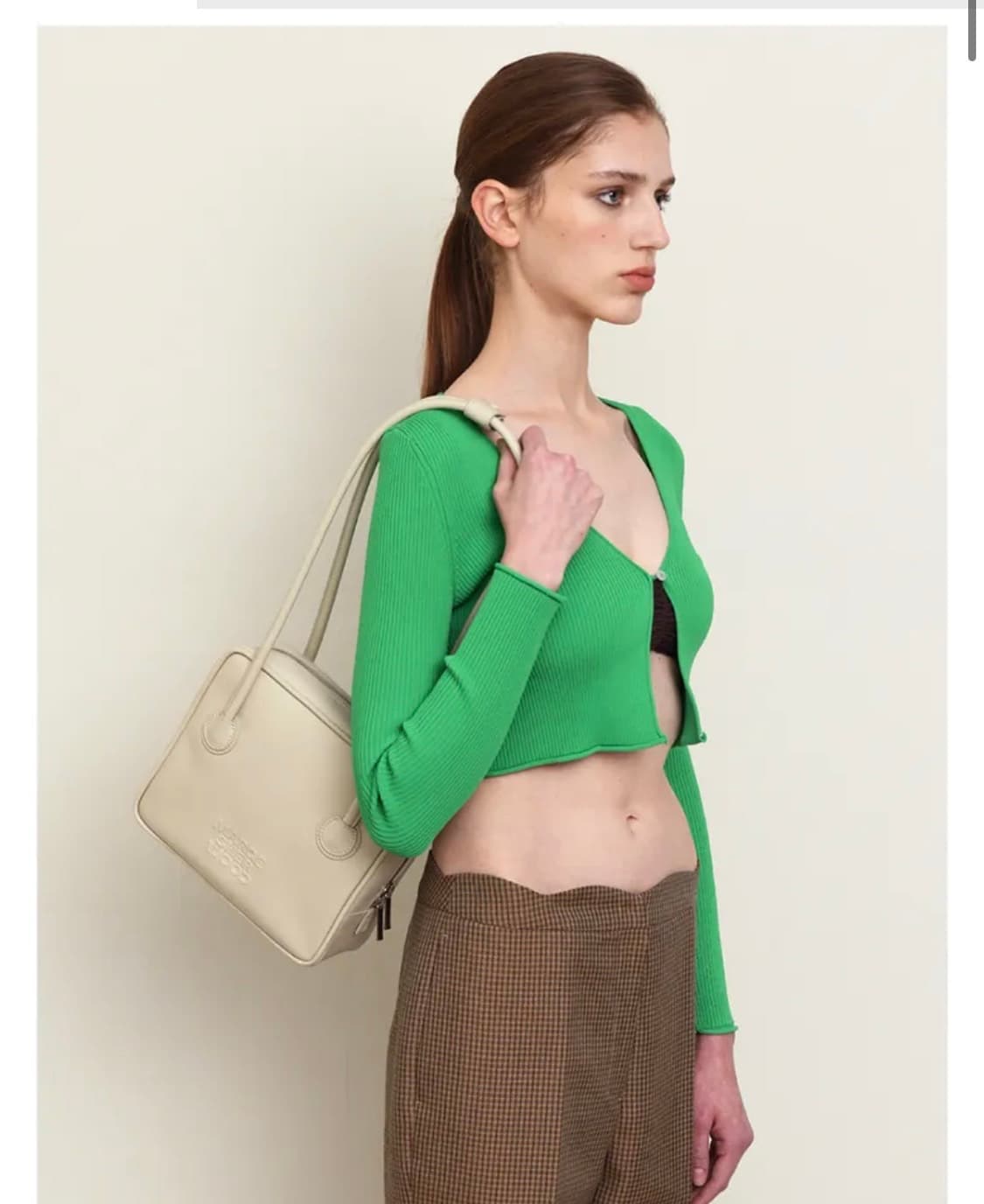 마지셔우드 피핑숄더백 버터 상품이미지5