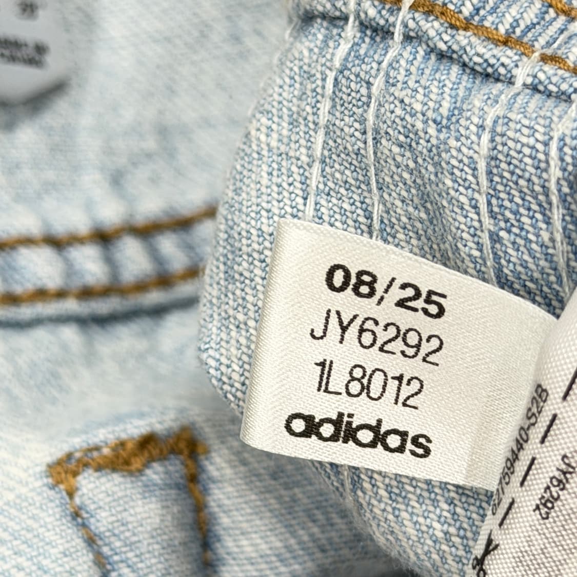 아디다스 여성 아딜레늄 삼선 데님 팬츠 바지 28 상품이미지4