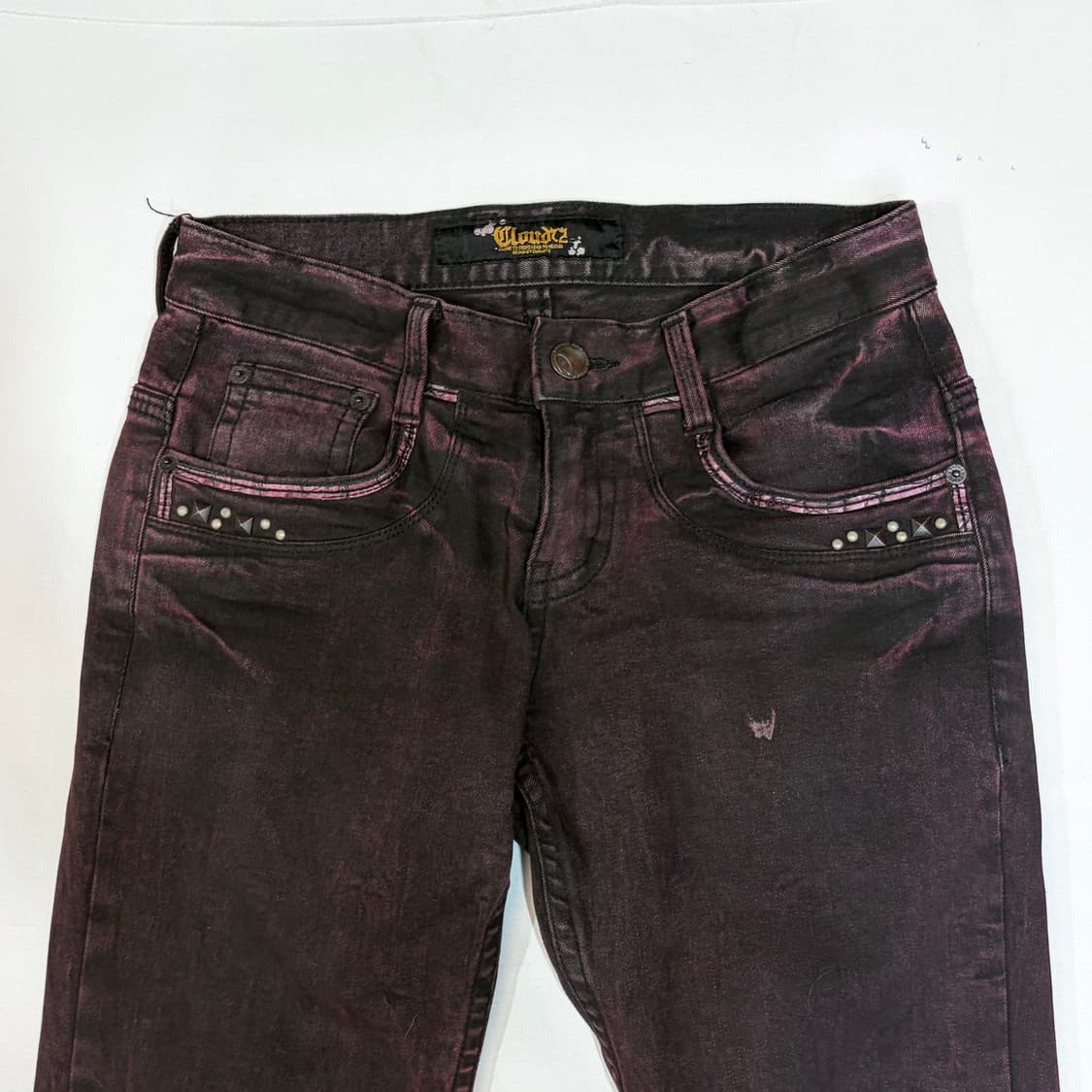 클라우드 72 펑크 버건디 데님 (30) 상품이미지4