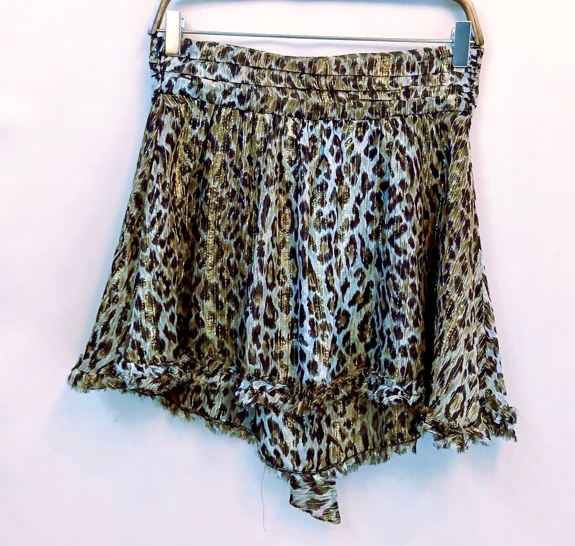 Dolce&Gabbanas메탈릭 실크 리본 프린지 스커트 상품이미지2