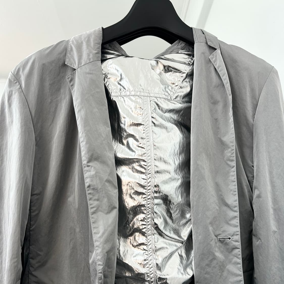 준지 20SS 리플렉티브 레이어드 후드 블레이저 자켓 상품이미지8