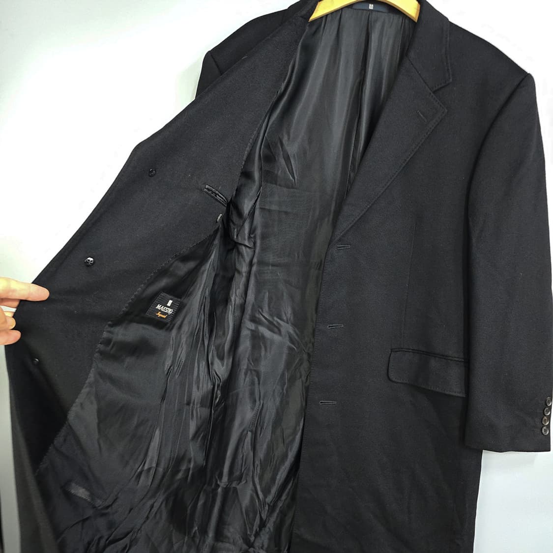 마에스트로 임페리얼 울 캐시미어 싱글코트 105 상품이미지5